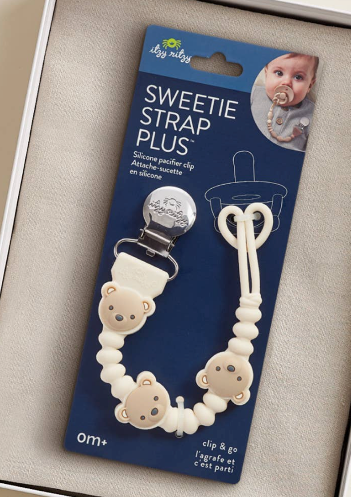 Itzy Ritzy Attache-suce oursons