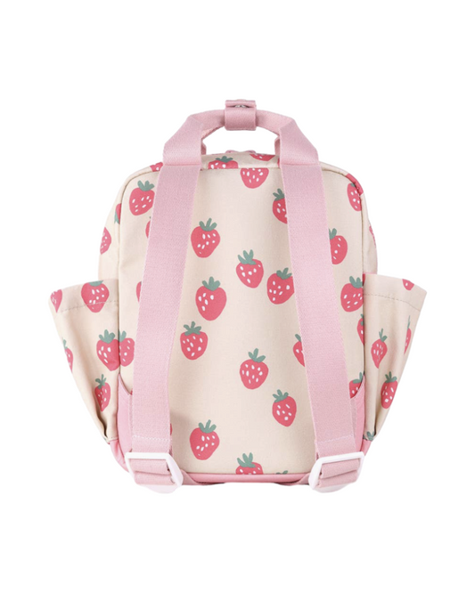 Itzy Ritzy Sac à dos format garderie fraises