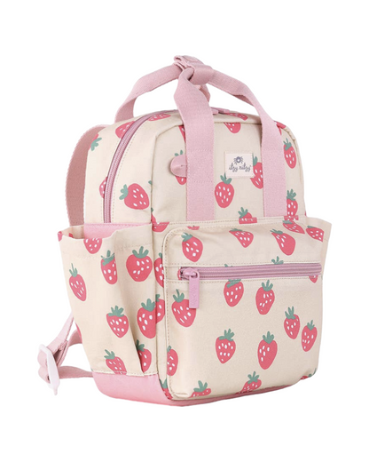 Itzy Ritzy Sac à dos format garderie fraises