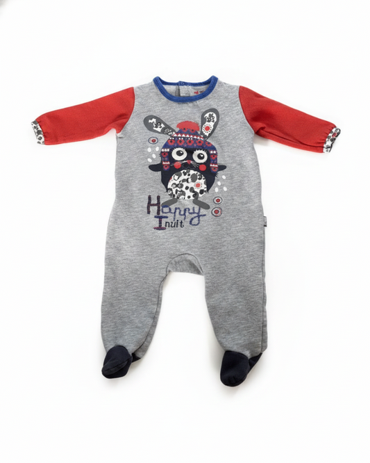 Petit Béguin Pyjama Neutre Gris