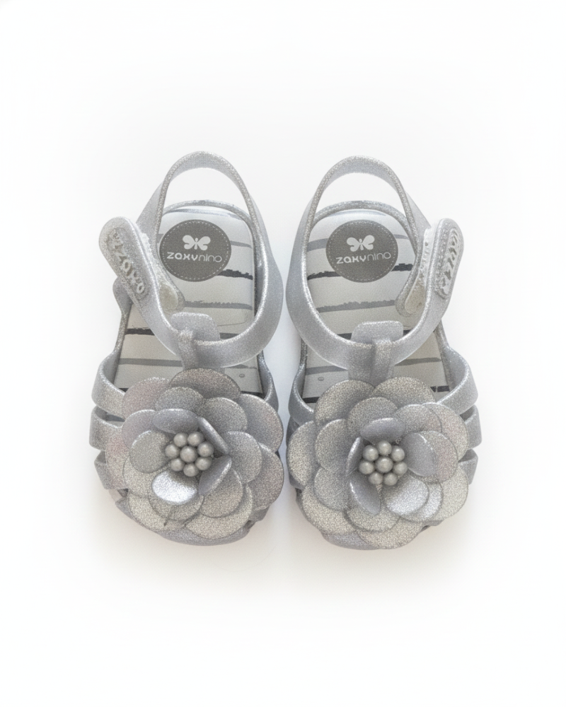 Zaxynina Sandale Fille Gris