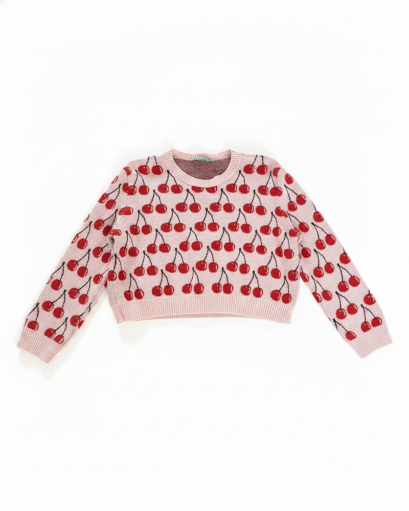 Benetton Chandail Fille Rose