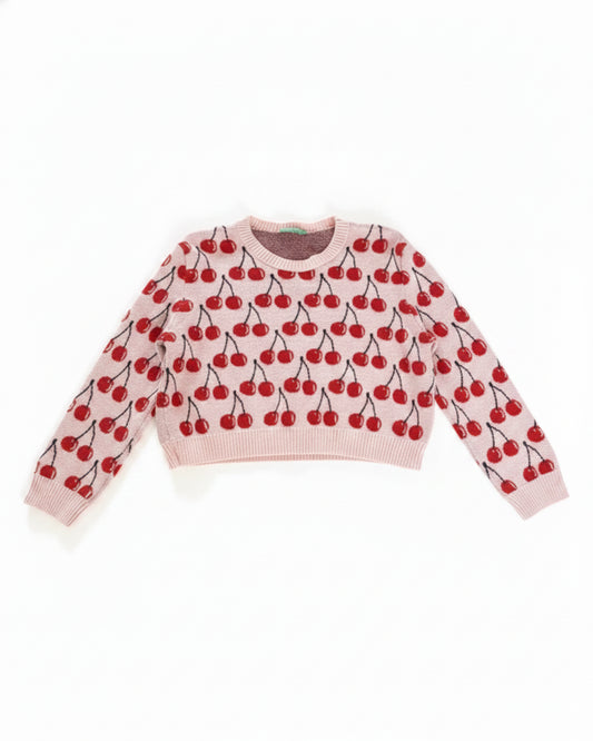 Benetton Chandail Fille Rose