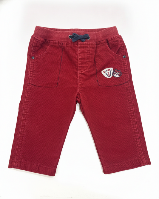 Sergent Major Pantalon Garçon Rouge