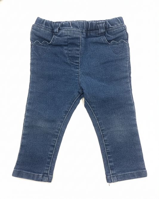 DPAM Pantalon Fille Bleu