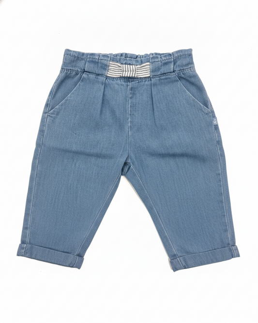 Obaïbi Pantalon Fille Blanc