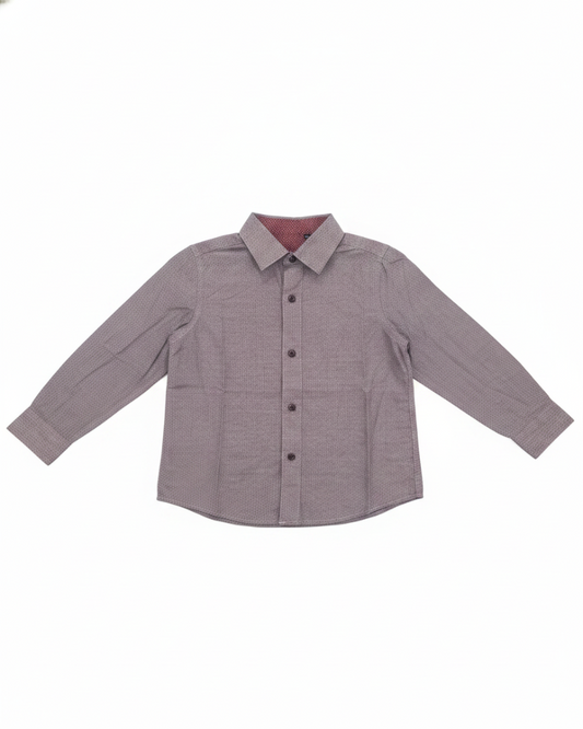 Eleganza Chemise Garçon Gris