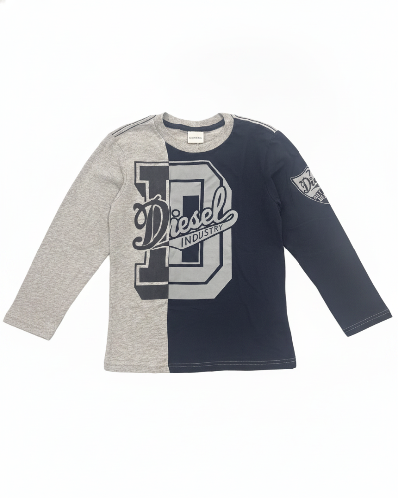 Diesel Tee-shirt Garçon Gris