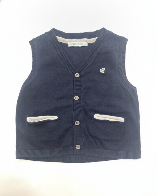 Obaïbi Cardigan Garçon Gris