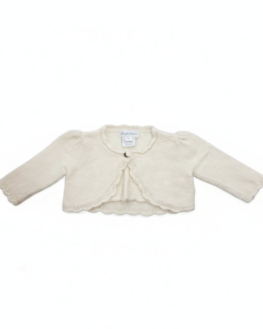 Ralph Lauren Cardigan Fille Blanc