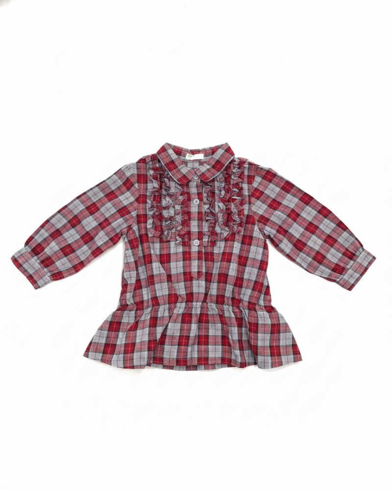 Benetton Robe Fille Gris
