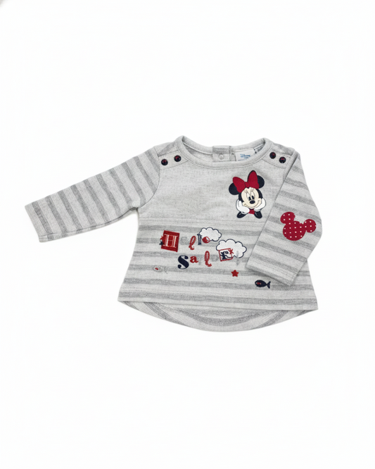 Disney Tee-shirt Fille Gris