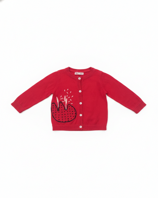 DPAM Cardigan Fille Blanc