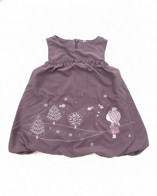 Robe Fille Violet