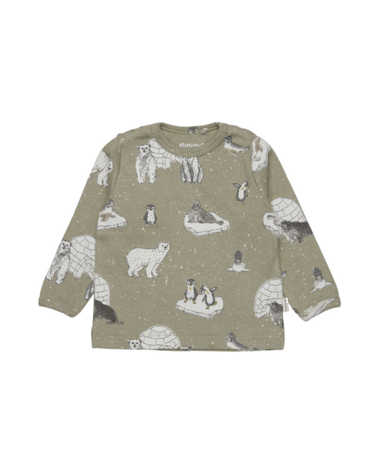 Minymo Tee-shirt Garçon Vert