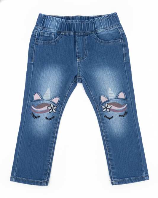 Zic Pantalon Fille Bleu