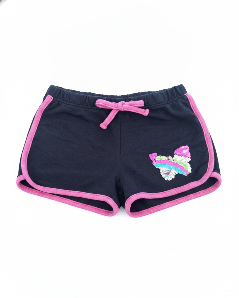 Inconnue Short Fille Rose
