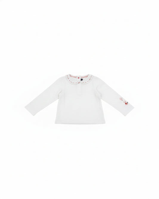 Sergent Major Tee-shirt Fille Blanc