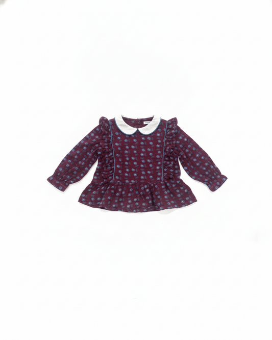 Bout'Chou Chemise Fille Rouge