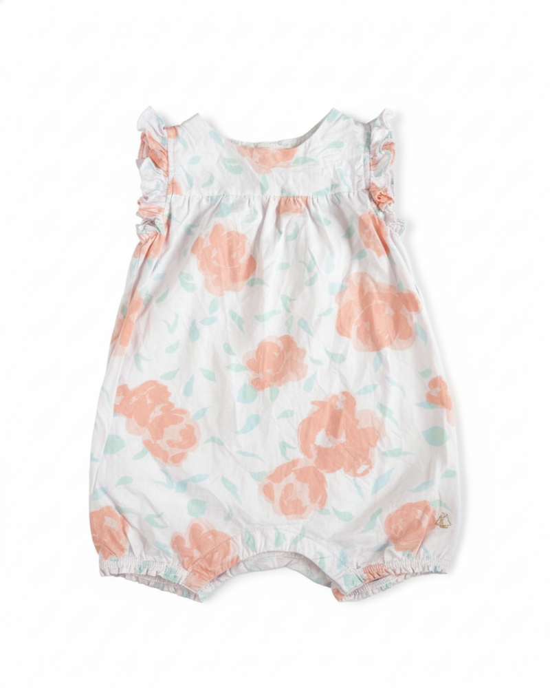 Petit Bateau Combinaison Fille Vert
