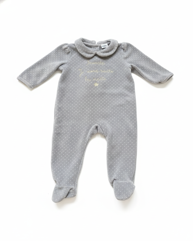 Tape à l'oeil Pyjama Fille Gris