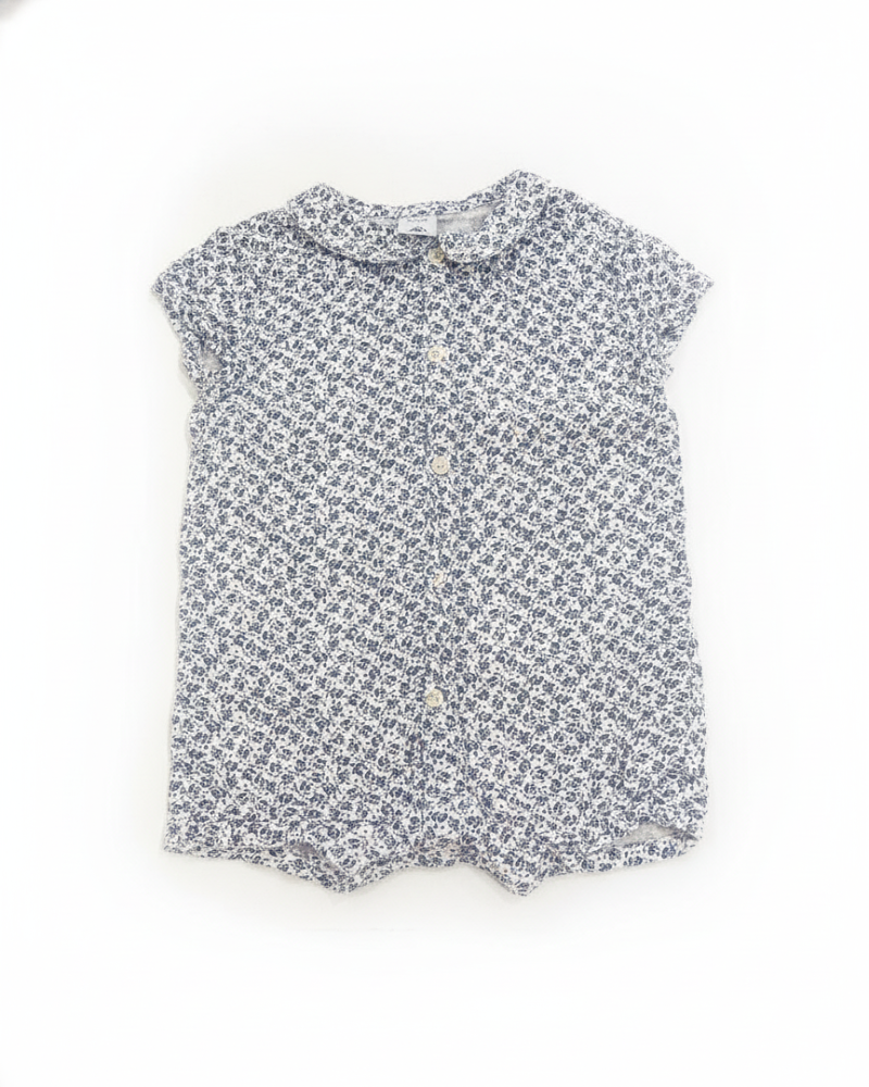 Petit Bateau Combinaison Fille Blanc
