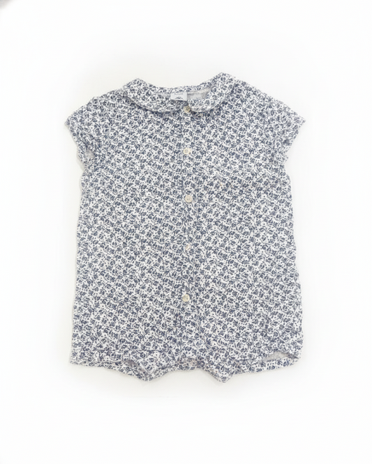 Petit Bateau Combinaison Fille Blanc
