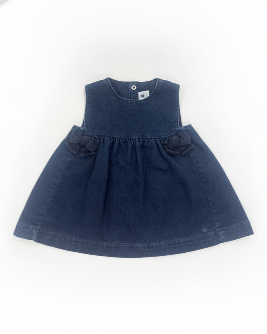 Petit Bateau Robe Fille Bleu