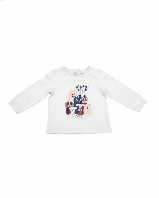 Obaïbi Tee-shirt Fille Gris