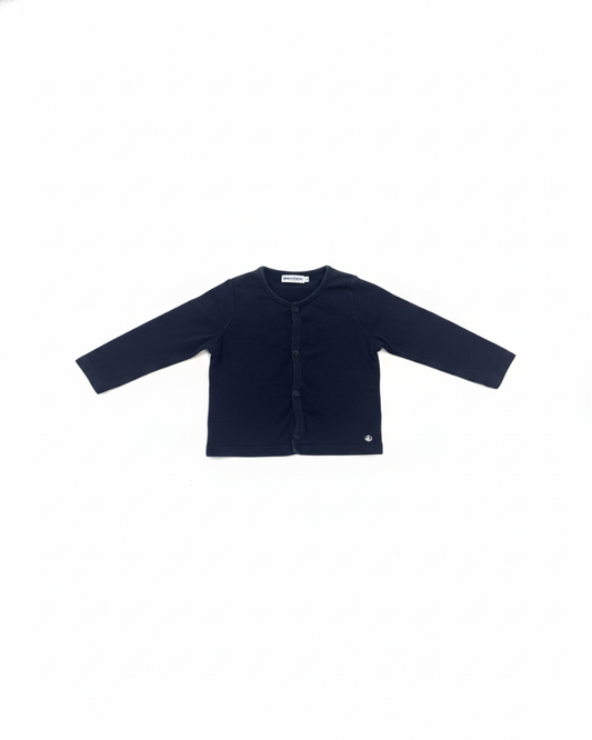 Petit Bateau Cardigan Neutre Bleu