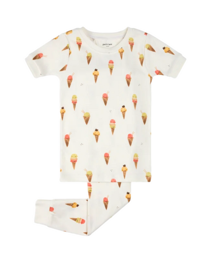 Petit Lem Pyjama Neutre Blanc