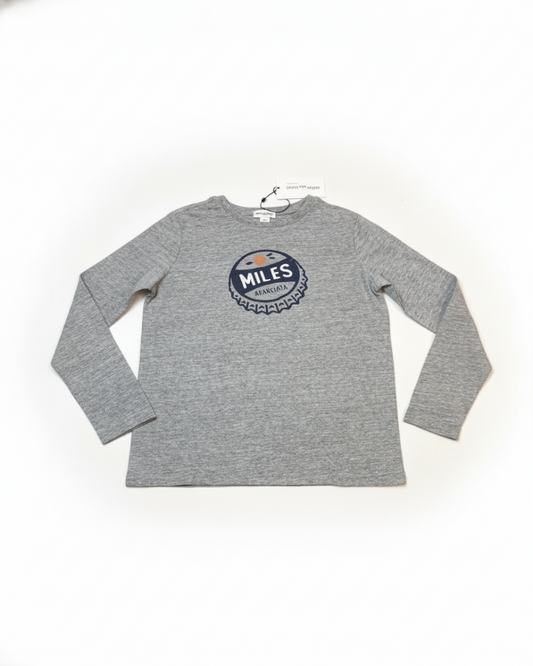 Miles the label Tee-shirt Garçon Gris