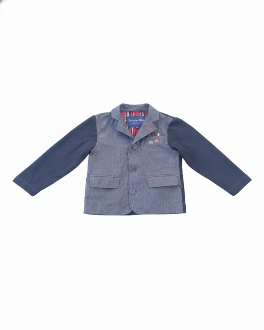 Souris Mini Veste Garçon Gris