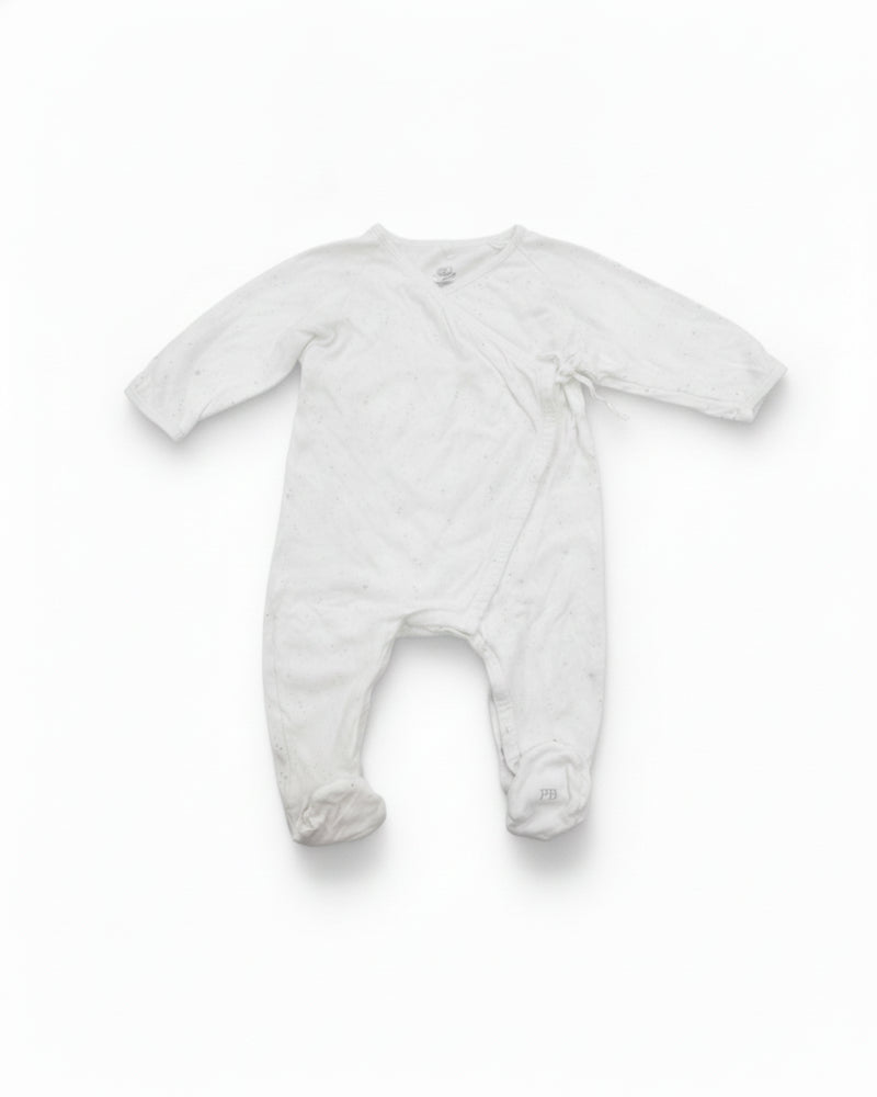 Petit Bateau Pyjama Neutre Blanc