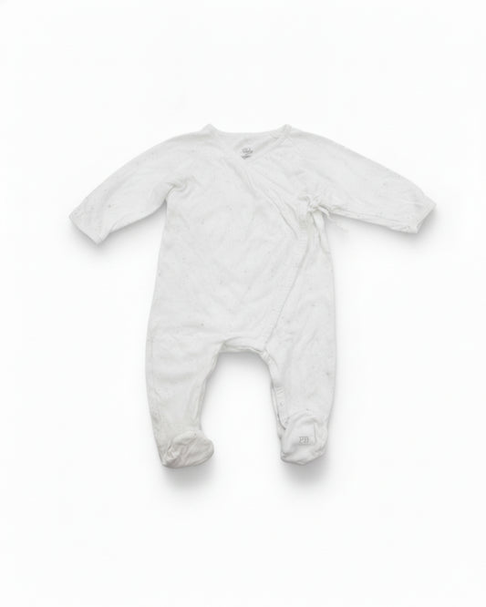 Petit Bateau Pyjama Neutre Blanc
