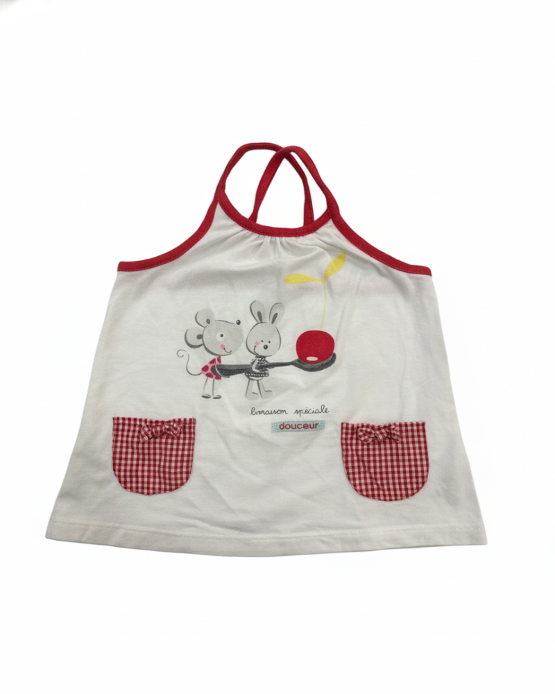 Orchestra Camisole Fille Blanc