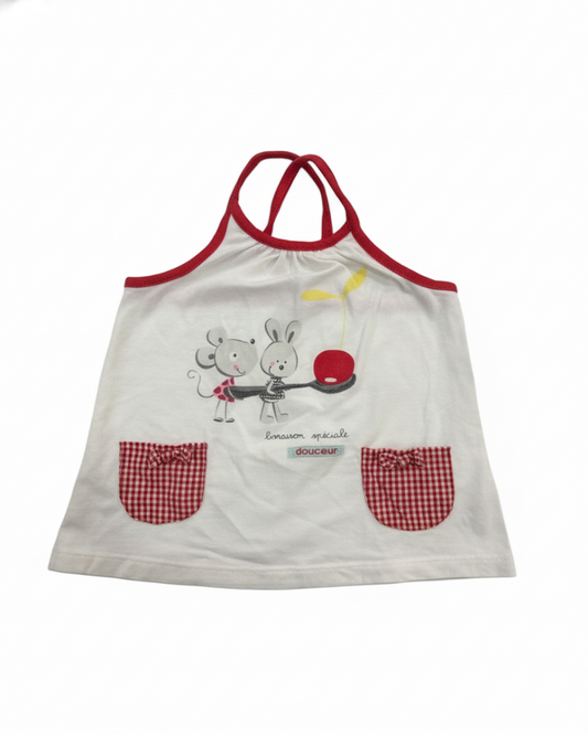 Orchestra Camisole Fille Blanc