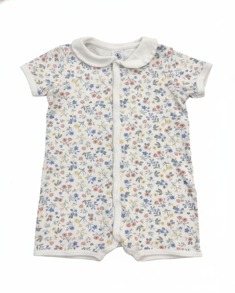 Petit Bateau Combinaison Fille Blanc