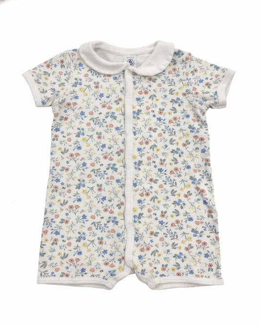 Petit Bateau Combinaison Fille Blanc