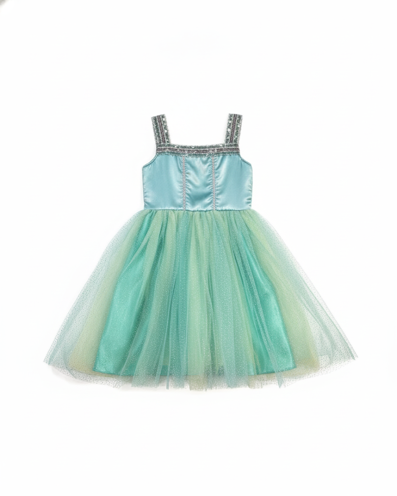 Halloween Robe Fille Turquoise