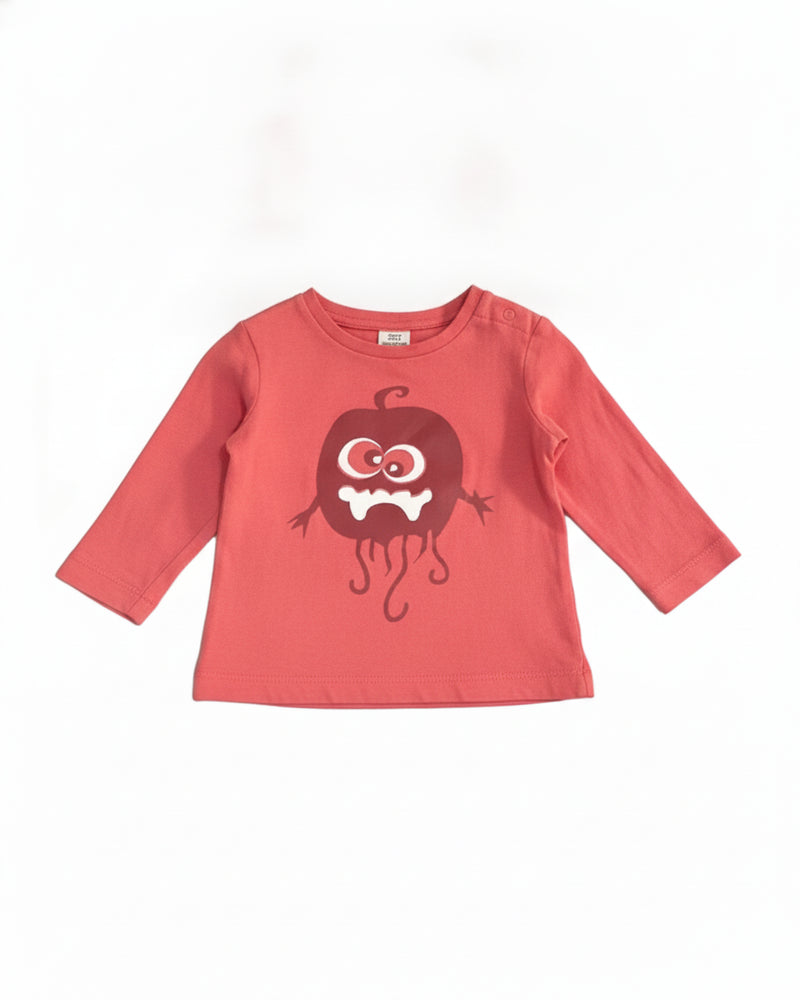 Zara Tee-shirt Neutre Orange