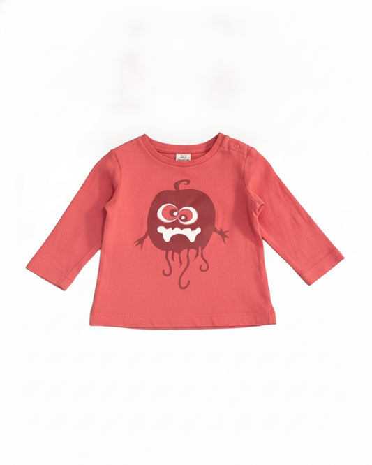 Zara Tee-shirt Neutre Orange