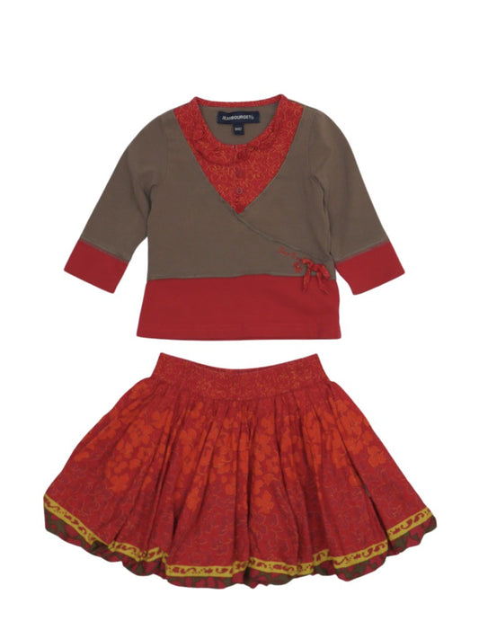 3603-ensemble-jupe-haut-a-manches-longues