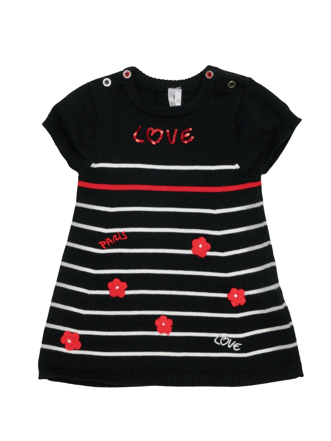 5725-robe-tricot-manches-courtes