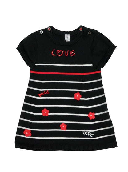 5725-robe-tricot-manches-courtes