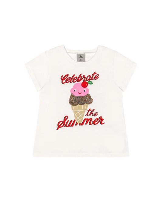 QuimbyKidsQuimbyKids Tee-shirt Fille Blanc