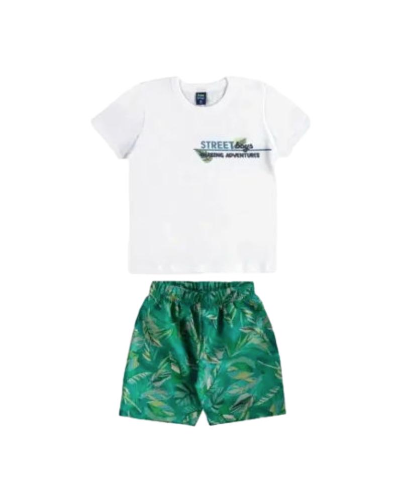 BeeLOOPBeeLOOP Ensemble Garçon Blanc