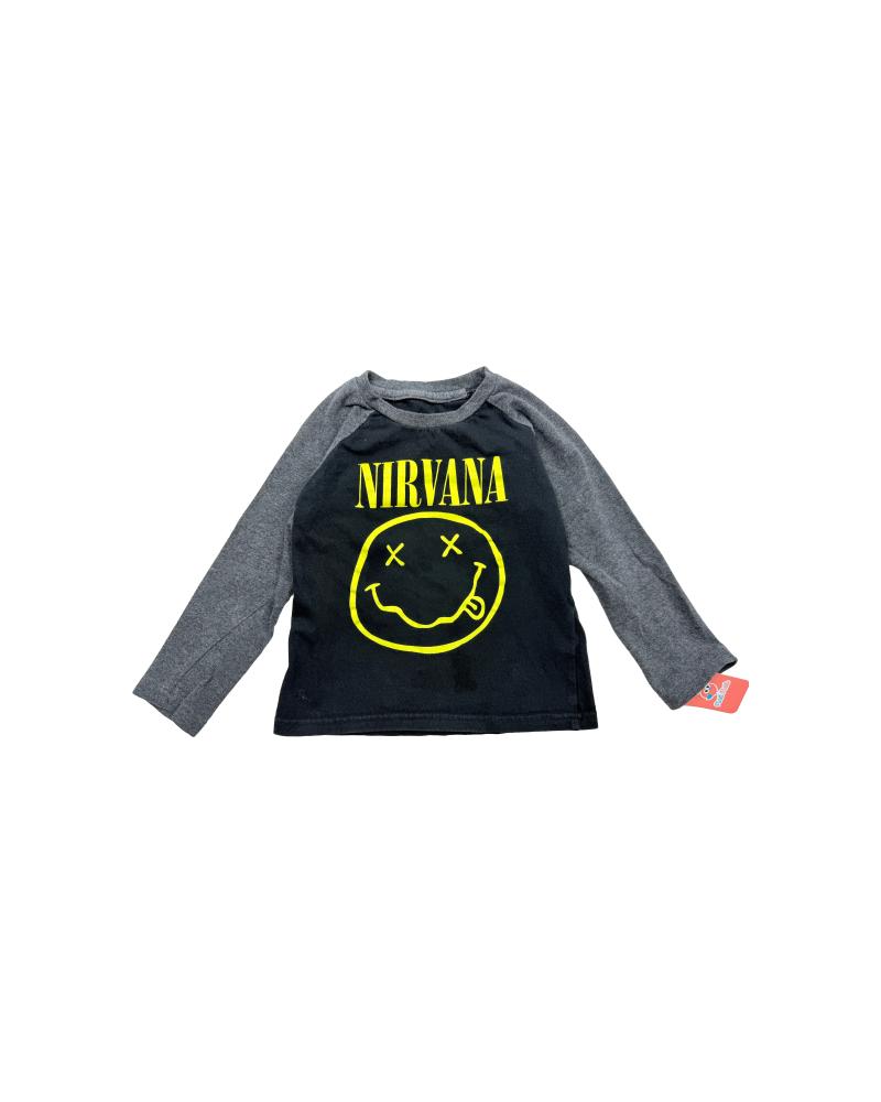 NirvanaNirvana Tee-shirt Garçon Noir