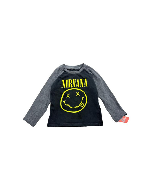 NirvanaNirvana Tee-shirt Garçon Noir