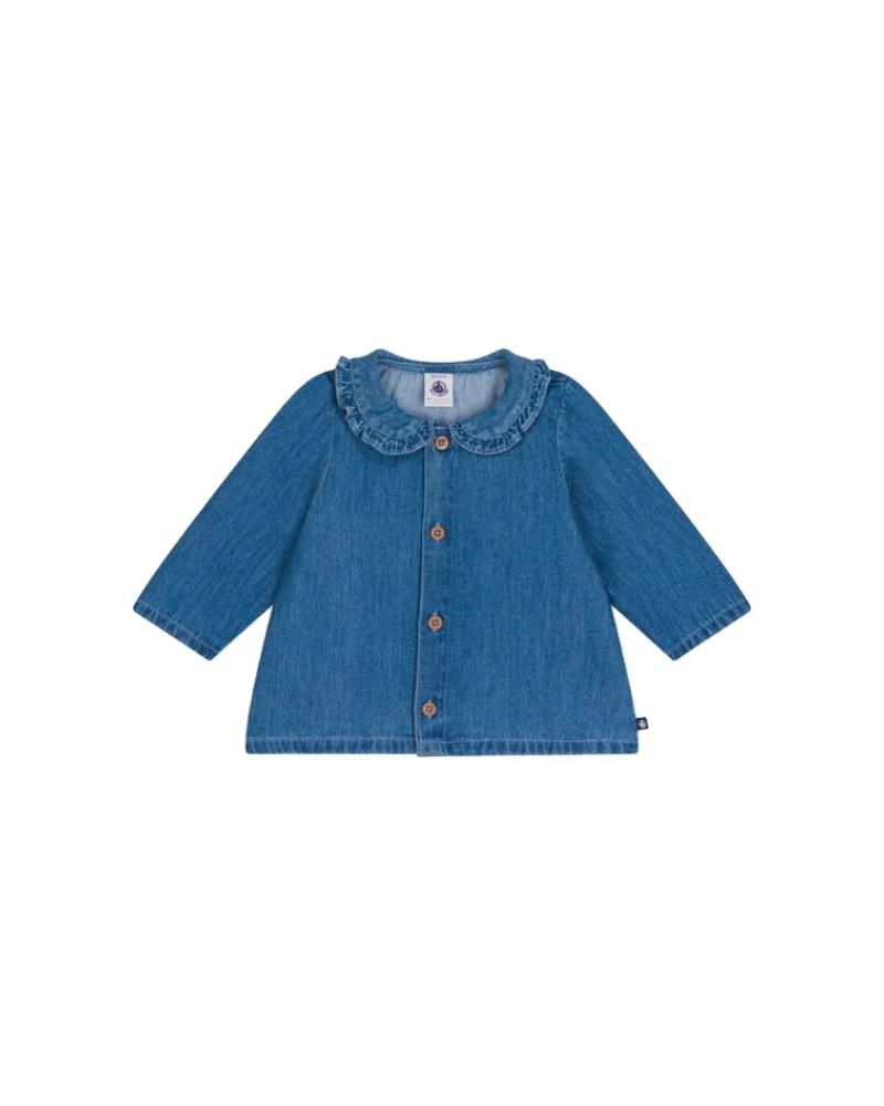 Petit BateauPetit Bateau Chemise Fille Bleu